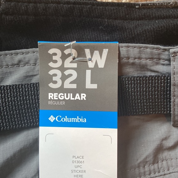 Mens Columbia Omni-shade Pants 32 x 32 - Picture 3 of 3